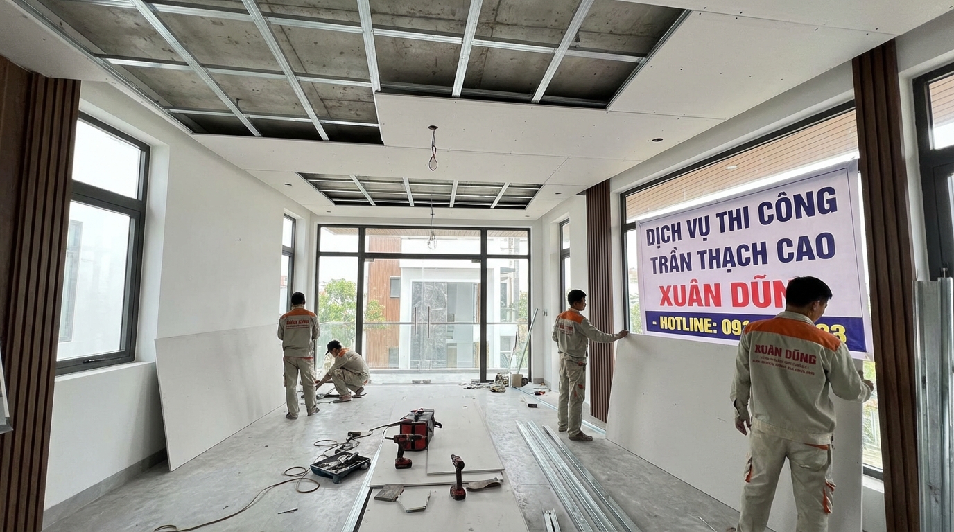 DỊCH VỤ THI CÔNG TRẦN THẠCH CAO Xuân Dũng


