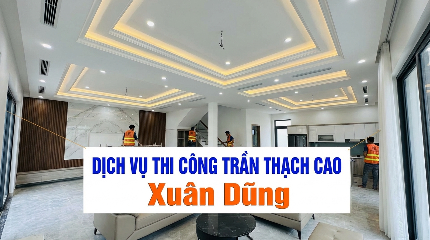 DỊCH VỤ THI CÔNG TRẦN THẠCH CAO Xuân Dũng
