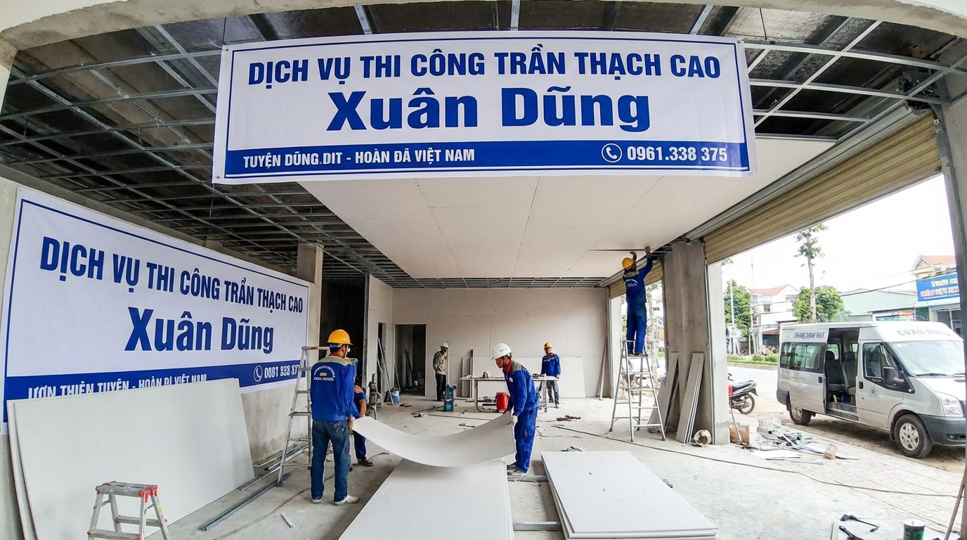 DỊCH VỤ THI CÔNG TRẦN THẠCH CAO Xuân Dũng

