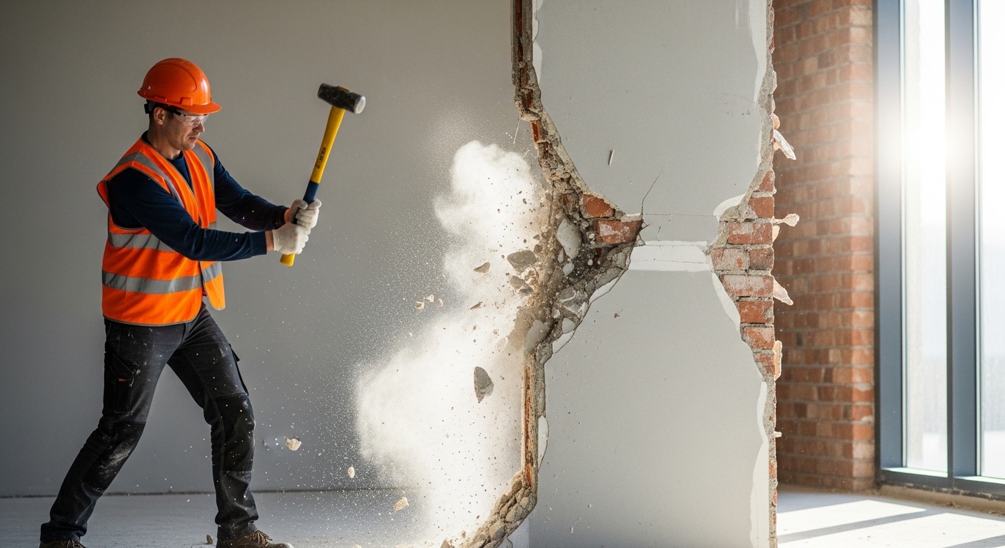 Phá Dỡ Vách Thạch Cao Quy Trình, Chi Phí và Tái Chế (Cập Nhật 2026)