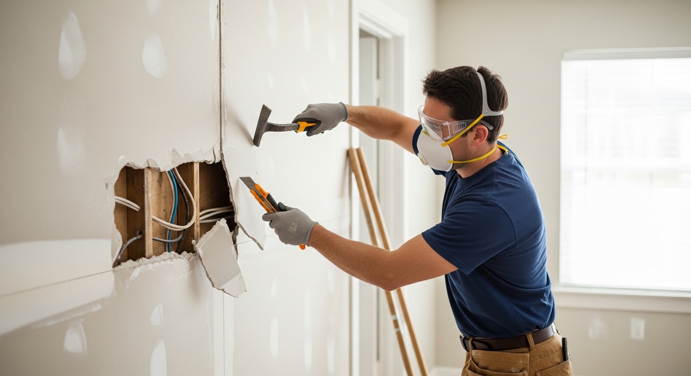 Phá Dỡ Vách Thạch Cao Quy Trình, Chi Phí và Tái Chế (Cập Nhật 2026)