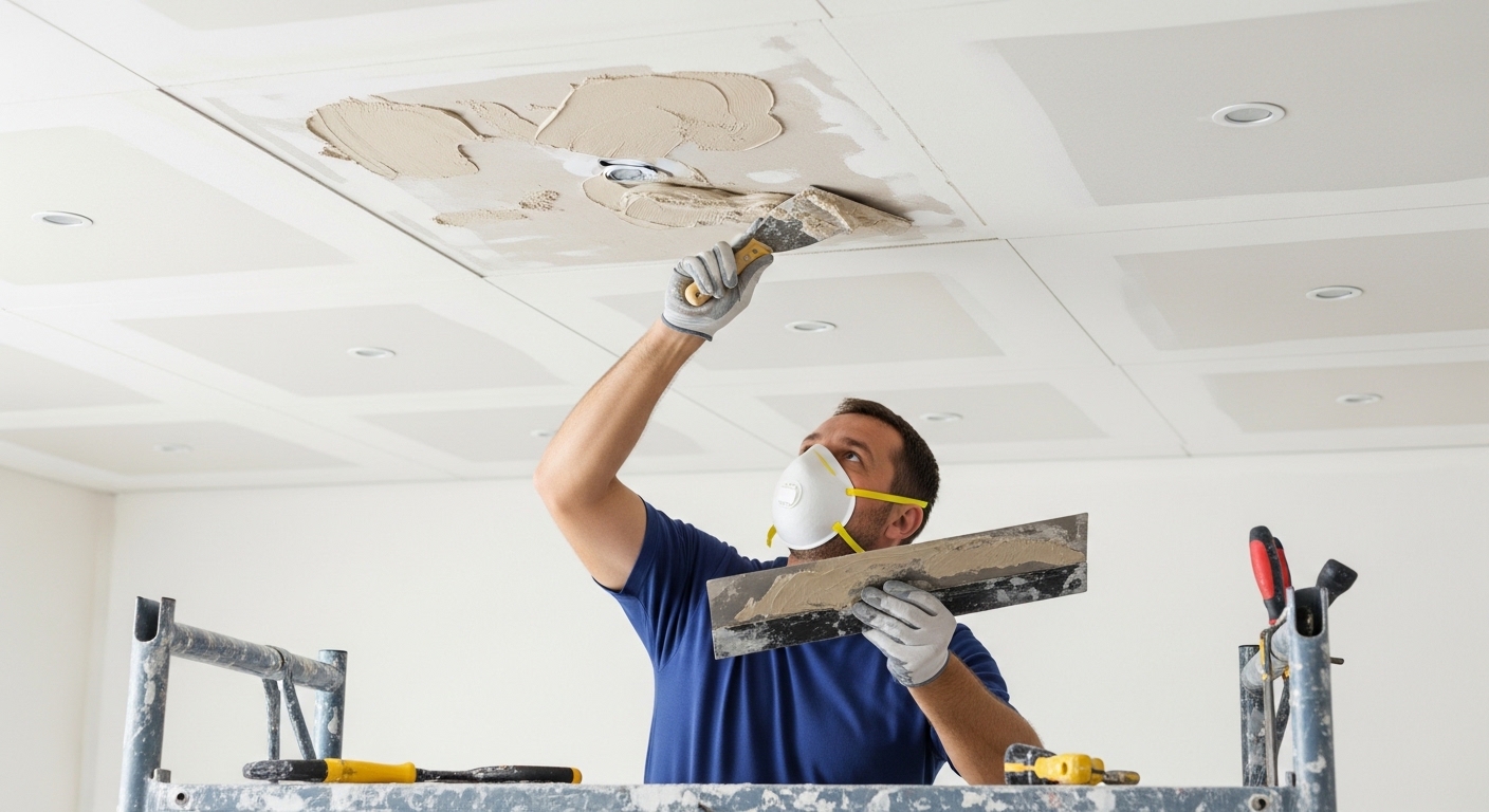 Thi công sửa chữa trần thạch cao chất lượng, bền đẹp, dịch vụ chuyên nghiệp tại Hà Nội