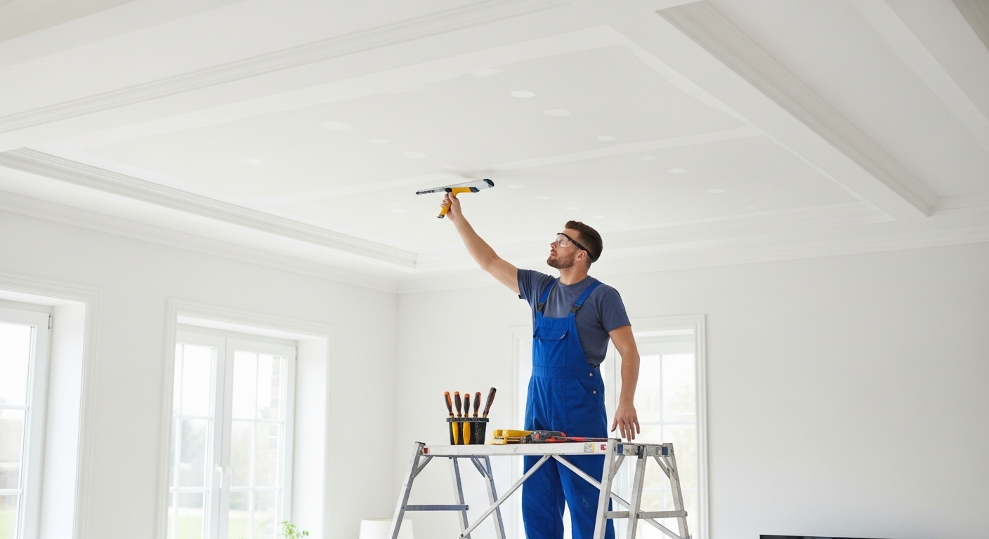Thợ sửa trần thạch cao tại nhà nhanh chóng - Giải pháp tối ưu cho không gian sống hoàn hảo